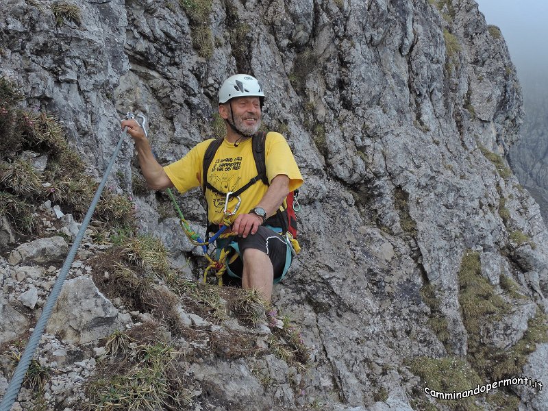 37 Ferrata MAURIZIO Anticima est Monte Alben.JPG -           
